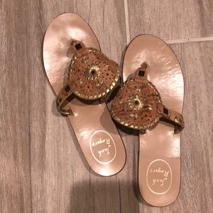 Jack Rogers cork flip flops
